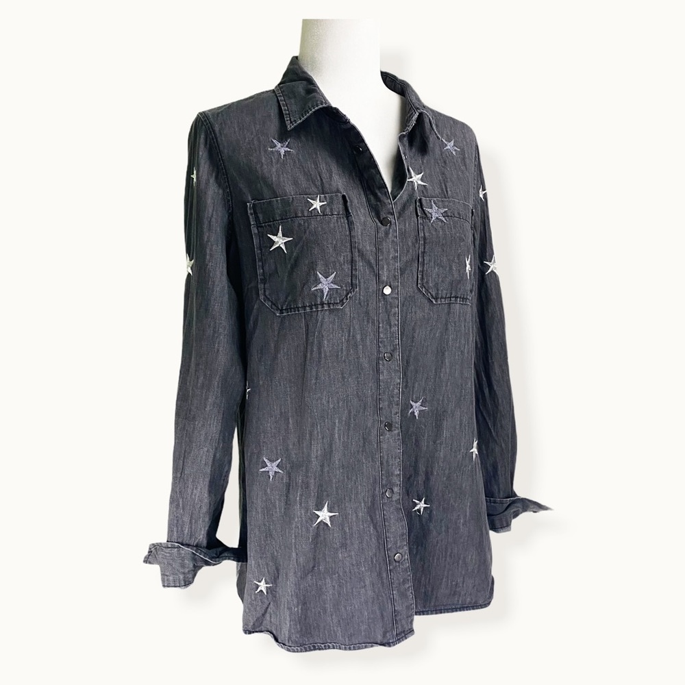 ALEXANDER JORDAN | Gray Star Chambray | M